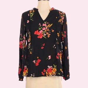 Old Navy Long Sleeve Floral Blouse